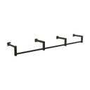 Ver imagem 1 de Arara De Parede Para Loja Modelo em L Premium Leve Comac - 8 Tamanhos Preto 225 cm