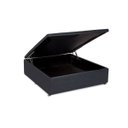 Ver imagem 1 de Box Baú Ortobom Inteirico Corino Preto- Physical Casal - 138x188