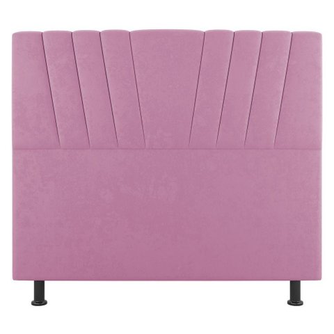 Cabeceira Cama Box Casal Dublin 140cm Suede Rosa - Abmaza
