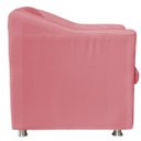 Ver imagem 2 de Poltrona Decorativa Tillak Tilla em Suede para Sala de Estar, Consultório e Recepção - Rose