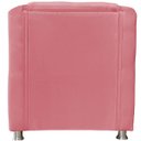 Ver imagem 4 de Poltrona Decorativa Tillak Tilla em Suede para Sala de Estar, Consultório e Recepção - Rose