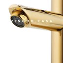 Ver imagem 4 de Torneira para banheiro cascata Misturador Monocomando Baixa Xingu Pingoo.casa - Dourado