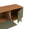 Rack Kappesberg 3 Portas Canela/verde Frevo 180cm - 8