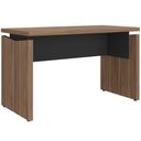 Ver imagem 1 de Mesa para Escritório Home Office 145cm Unik A02 Nogal Preto - Lyam Decor