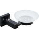 Ver imagem 3 de Acessórios para Banheiro Quadrado 6 peças São Francisco Pingoo.casa - Preto