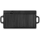Ver imagem 5 de Chapa de Ferro Fundido Grill Reversível 51x23cm Fogão Forno Churrasqueira Mta 8320