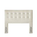 Ver imagem 3 de Cabeceira King Estofada Serena Capitonê 193 cm - Linho Off White