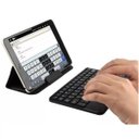 Ver imagem 2 de Mini Teclado Sem Fio com Bluetooth para Tablet - Preto