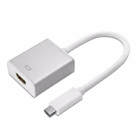 Adaptador Conversor Usb C 3.1 Type C Macho para Hdmi Femea Prata