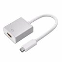 Ver imagem 1 de Adaptador Conversor Usb C 3.1 Type C Macho para Hdmi Femea Prata