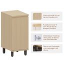 Ver imagem 2 de Balcão para Cozinha 40 Cm 1 Porta Mdf/mdp Aurora Carvalho
