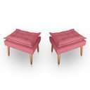 Ver imagem 1 de Kit 02 Puff para Sala e Quarto Madeira Decorativo Opala Suede Ads