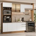 Ver imagem 1 de Armário de Cozinha Completa 270 cm Rustic/Branco Glamy Madesa 18