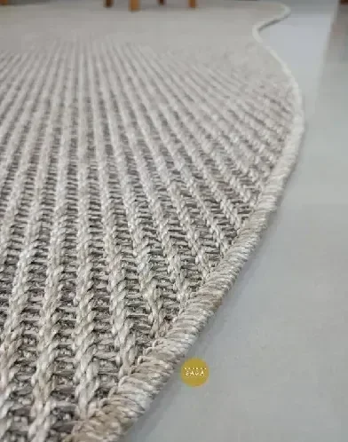 Ver imagem 7 de Tapete Sisal Sintetico Egípcio Redondo Bege 1625r