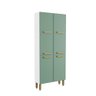 Armário Paneleiro de Aço 6 Portas Verde Bella Bertolini - 1