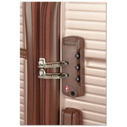 Mala Polo King Genebra Champagne M - 3