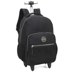 Mochila Quatro Rodas Crinkle Preta - 1