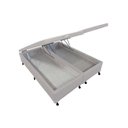 Ver imagem 1 de Cama Box Baú King Courano White New (193x203x35) - Castor