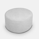 Ver imagem 2 de Puff Mezza Central Redondo Decorativo para Sala Orgânico Confortável e Reforçado Bouclé