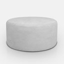 Ver imagem 5 de Puff Mezza Central Redondo Decorativo para Sala Orgânico Confortável e Reforçado Bouclé