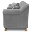 Ver imagem 2 de Sofa 2 Lugares Retro Polo 180cm com Almofada Veludo 2938 Ezz 2938