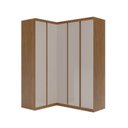 Ver imagem 3 de Guarda-Roupa Modulado 3 Peças 5 Portas Arani CabeCasa MadeiraOriginals