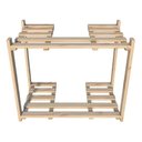 Ver imagem 1 de Gabinete Banheiro em Madeira Natural Facil Montagem Elegante Technox Marrom