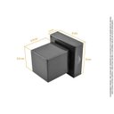 Ver imagem 4 de Acabamento Quadrado Registro Deca Preto Black Lucca Pisa