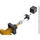 Ver imagem 6 de Acabamento Quadrado Registro Deca Preto Black Lucca Pisa