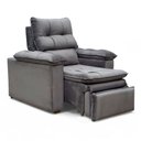 Ver imagem 1 de Poltrona do Papai Reclinável Retrátil Bonari Veludo Cinza Grafite - Loja Sheep