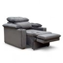 Ver imagem 5 de Poltrona do Papai Reclinável Retrátil Bonari Veludo Cinza Grafite - Loja Sheep