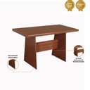 Ver imagem 2 de Mesa Retangular Grande Manuela 135 Cm Mdf