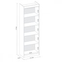 Ver imagem 3 de Estante para Livros Saparinga Branco Fosco Atualle