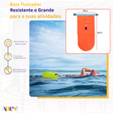 Ver imagem 2 de Bóia de Natação Águas Abertas Segurança Triathlon Alto Mar G - Boia Verde Guarda G