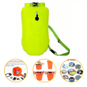 Ver imagem 1 de Bóia de Natação Águas Abertas Segurança Triathlon Alto Mar G - Boia Verde Guarda G