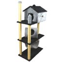 Ver imagem 2 de Arranhador Pet in Box modelo apartamento 3 andares com túnel e rede