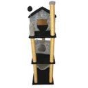 Ver imagem 1 de Arranhador Pet in Box modelo apartamento 3 andares com túnel e rede