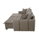 Ver imagem 7 de Sofá Cama Veludo em Madeira Eucalipto 280cm Meu Sofá Online B002 Veludo Capuccino