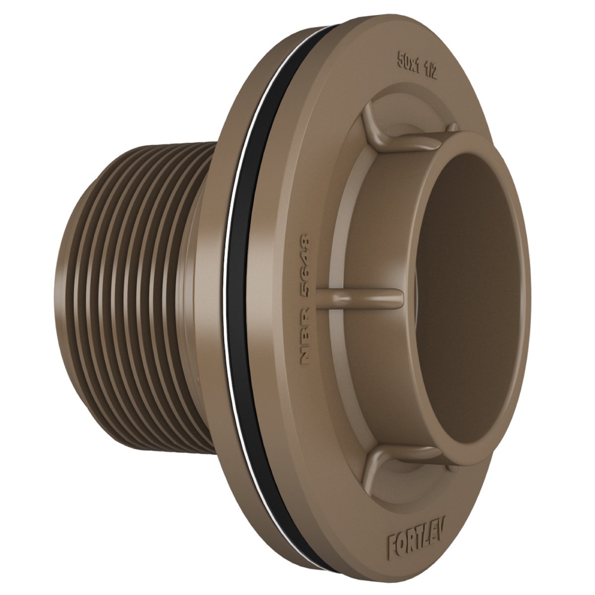 Adaptador Flange Caixa D'água 50x1.1/2 Fortlev