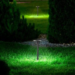 Luminária Poste de Jardim Taschibra Lucine 6w Led Preto Bivolt 6500k Luz Fria - 2