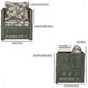 Ver imagem 2 de 2 Poltronas Madri Alumínio Corda Náutica Estofado 6 Trama Verde