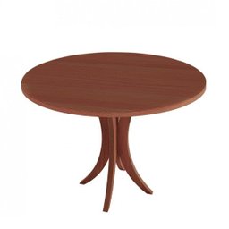 Mesa de Jantar Redonda 4 Lugares Madeira Maciça Rima Madebal - 1 Mesa de Jantar Redonda 4 Lugares Madeira Maciça Rima Madebal - 1