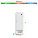 Ver imagem 5 de Kit Cervejeira Porta Sólida Branca Vcc400 220v + Refrigerador Branco Vcm400 220v - Refrimate