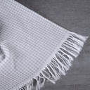 Ver imagem 4 de Xale para Sofá Manta Grid Jacquard 2,10m x 1,35m com Franja 60% Algodão / 40% Poliéster Tecido: Xale