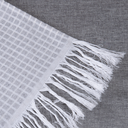 Ver imagem 5 de Xale para Sofá Manta Grid Jacquard 2,10m x 1,35m com Franja 60% Algodão / 40% Poliéster Tecido: Xale