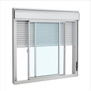 Ver imagem 1 de Janela C/Persiana Integrada Alumínio Branco 2Fls Móveis - 120x140