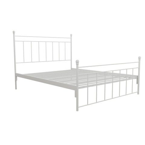 Cama de Ferro Romana - Queen Size Icamas Branco