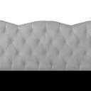 Ver imagem 3 de Cabeceira Casal Queen Estofada para Cama Box Verona Veludo Cinza