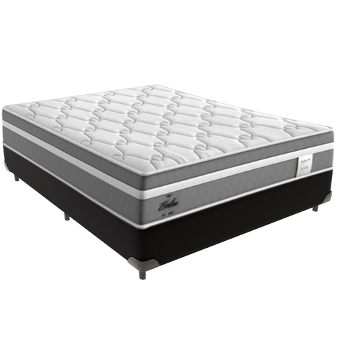 Cama Box e Colchão Berlim Molas Ensacadas Casal Probel: Preto