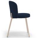 Ver imagem 6 de Kit 02 Cadeiras para Sala de Jantar Cozinha Estofada Gavi Arena L02 Suede Azul Marinho - Lyam Decor